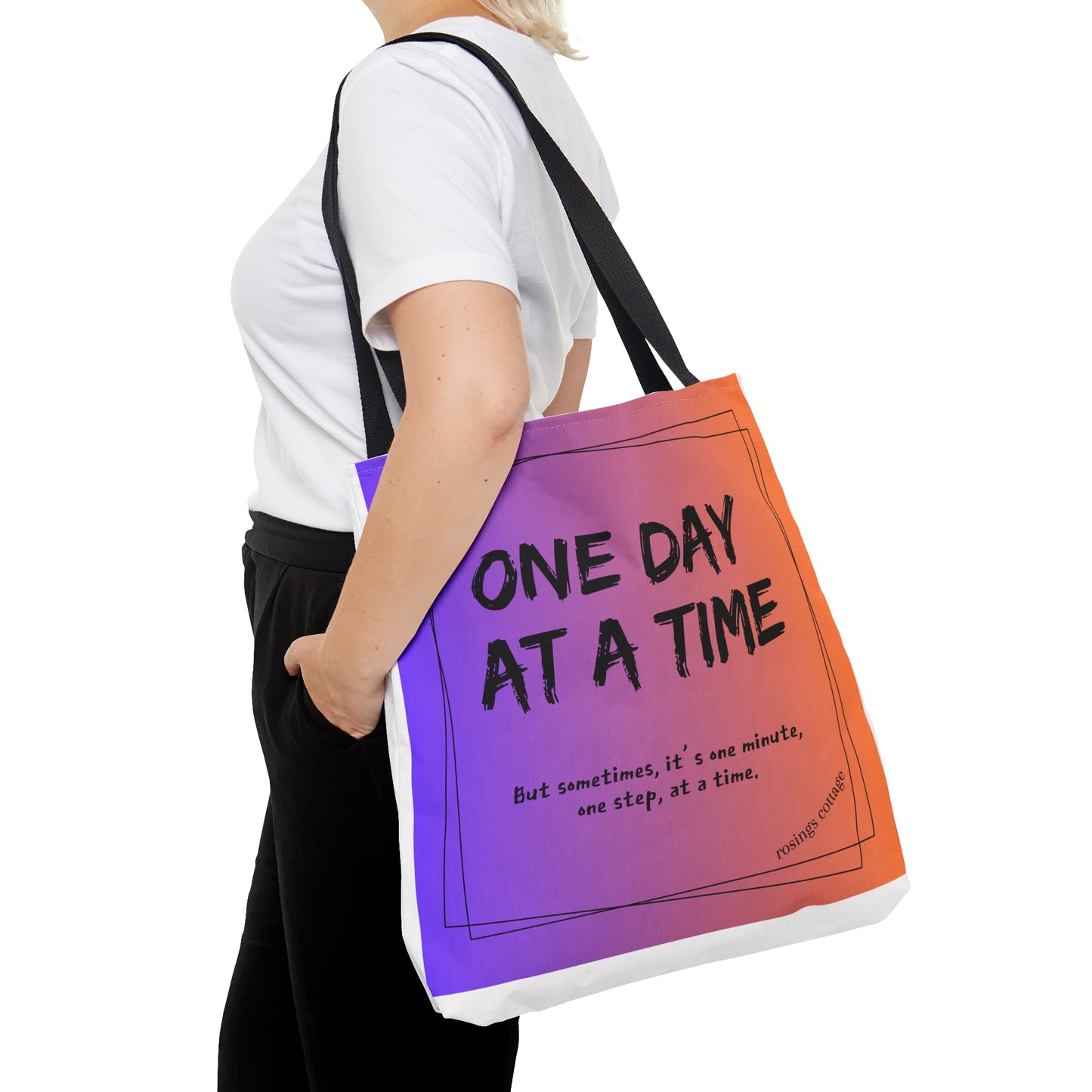 One Day At A Time (colors) - Tote Bag US