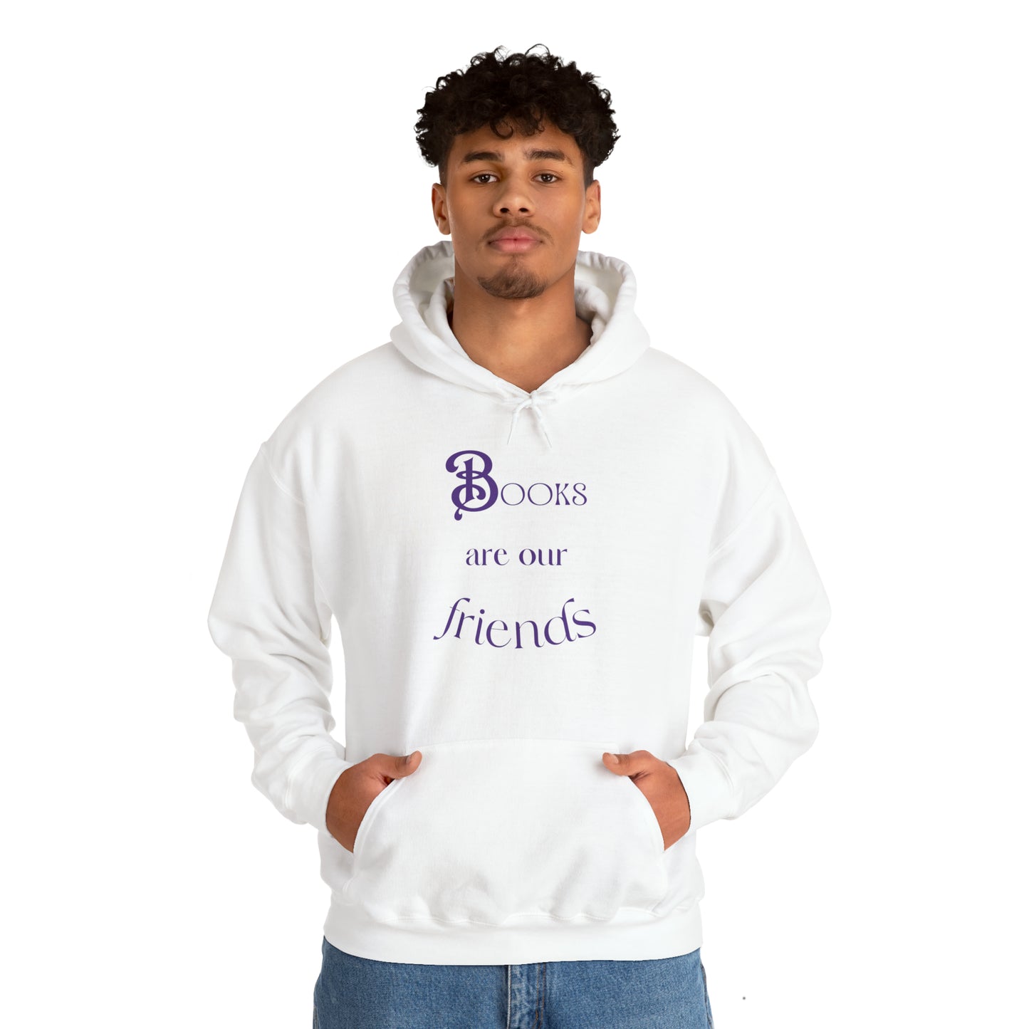 Books Are Our Friends #2 - Hooded Sweatshirt US