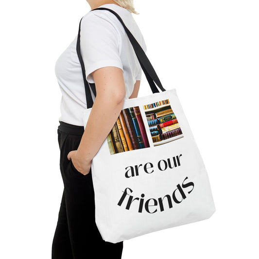 Books Are Our Friends #3 (different on each side) - Tote Bag US