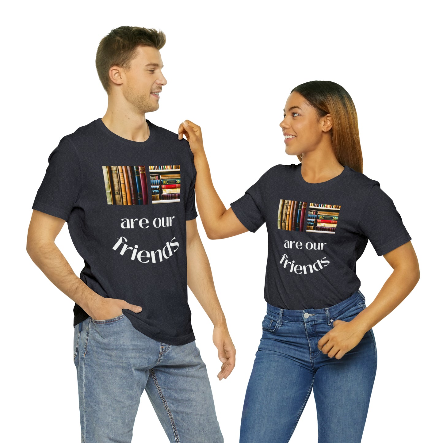 Books Are Our Friends #1 - Short Sleeve Tee US