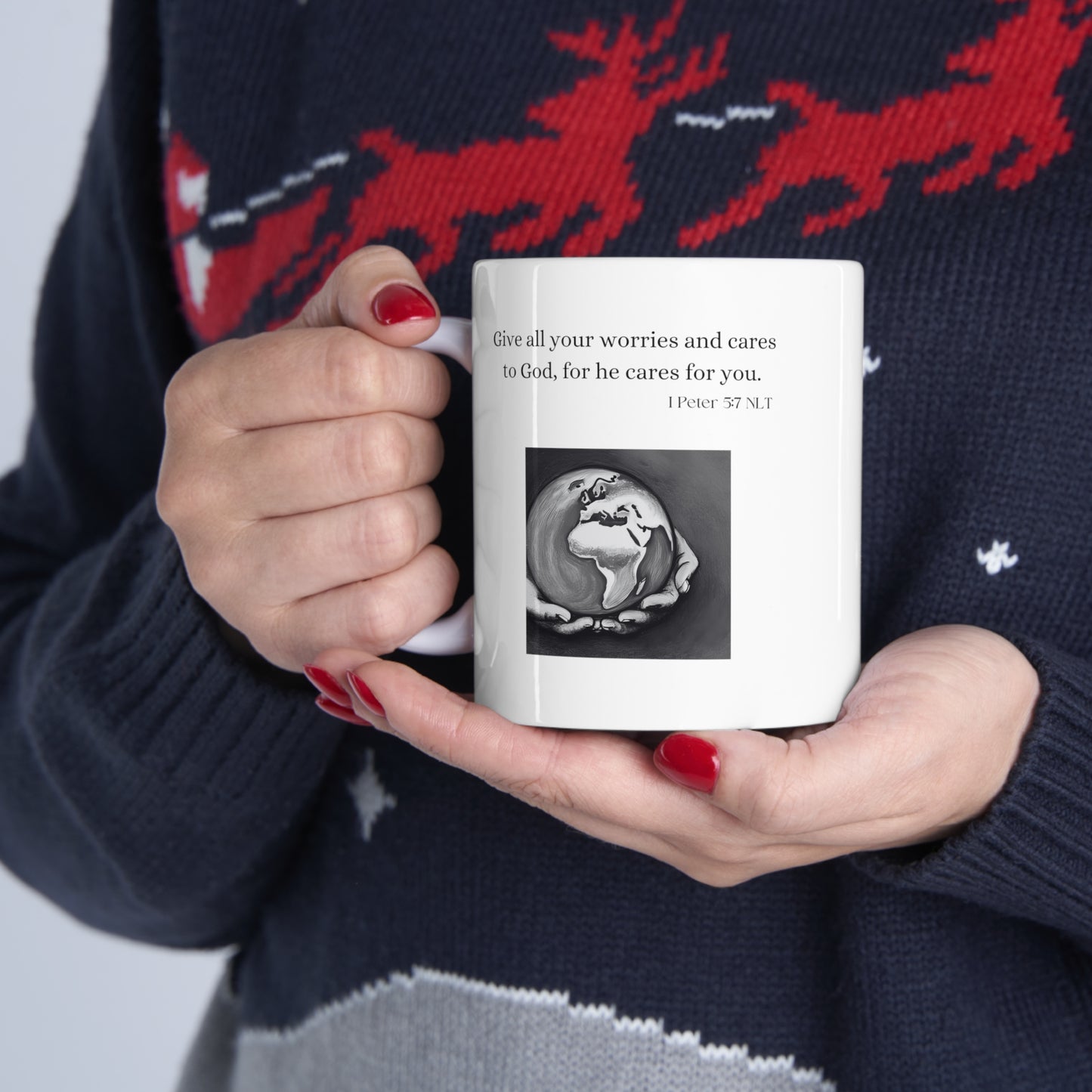 Give All Your Worries to God - Ceramic Mug US