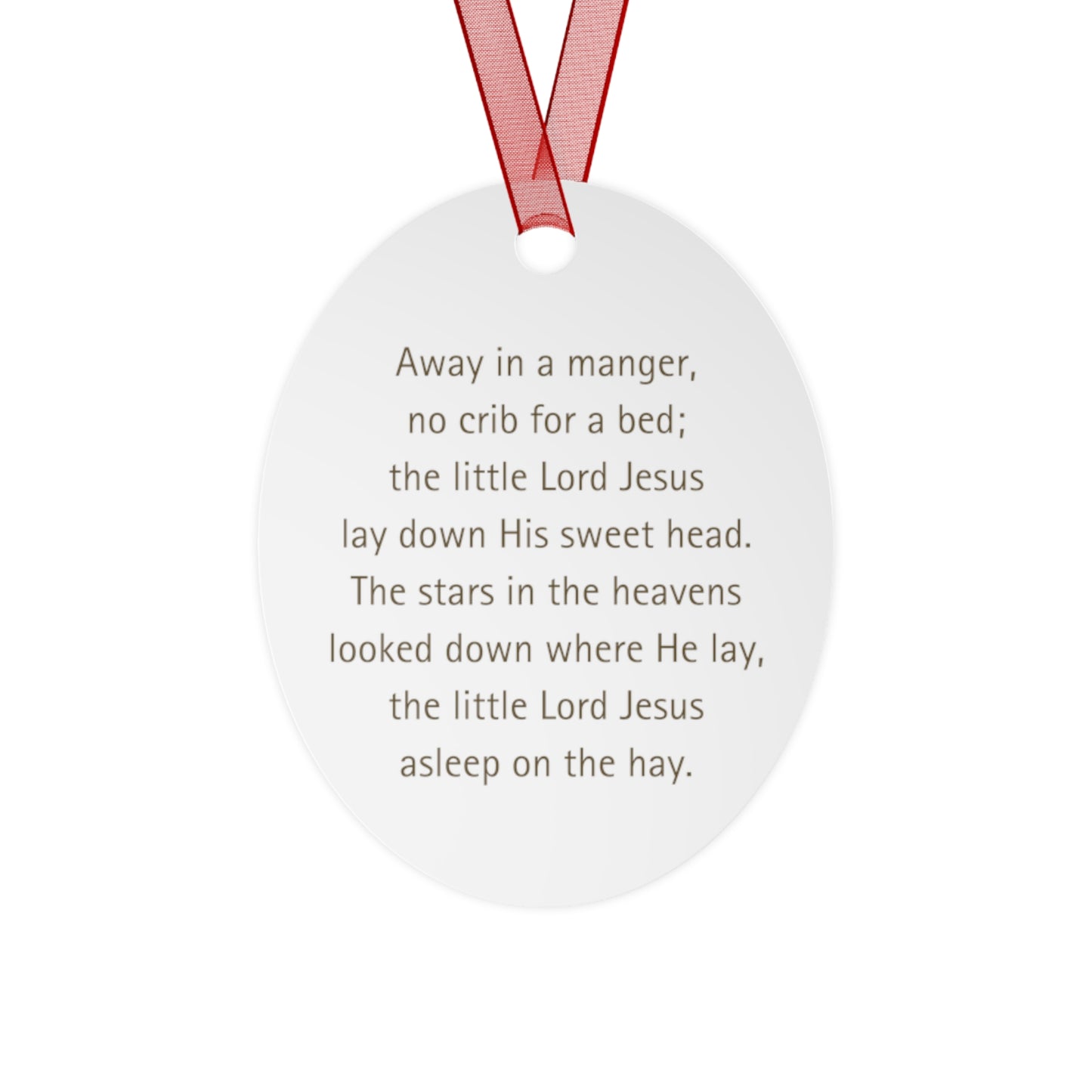 Away In A Manger/Magi - Christmas Ornament US