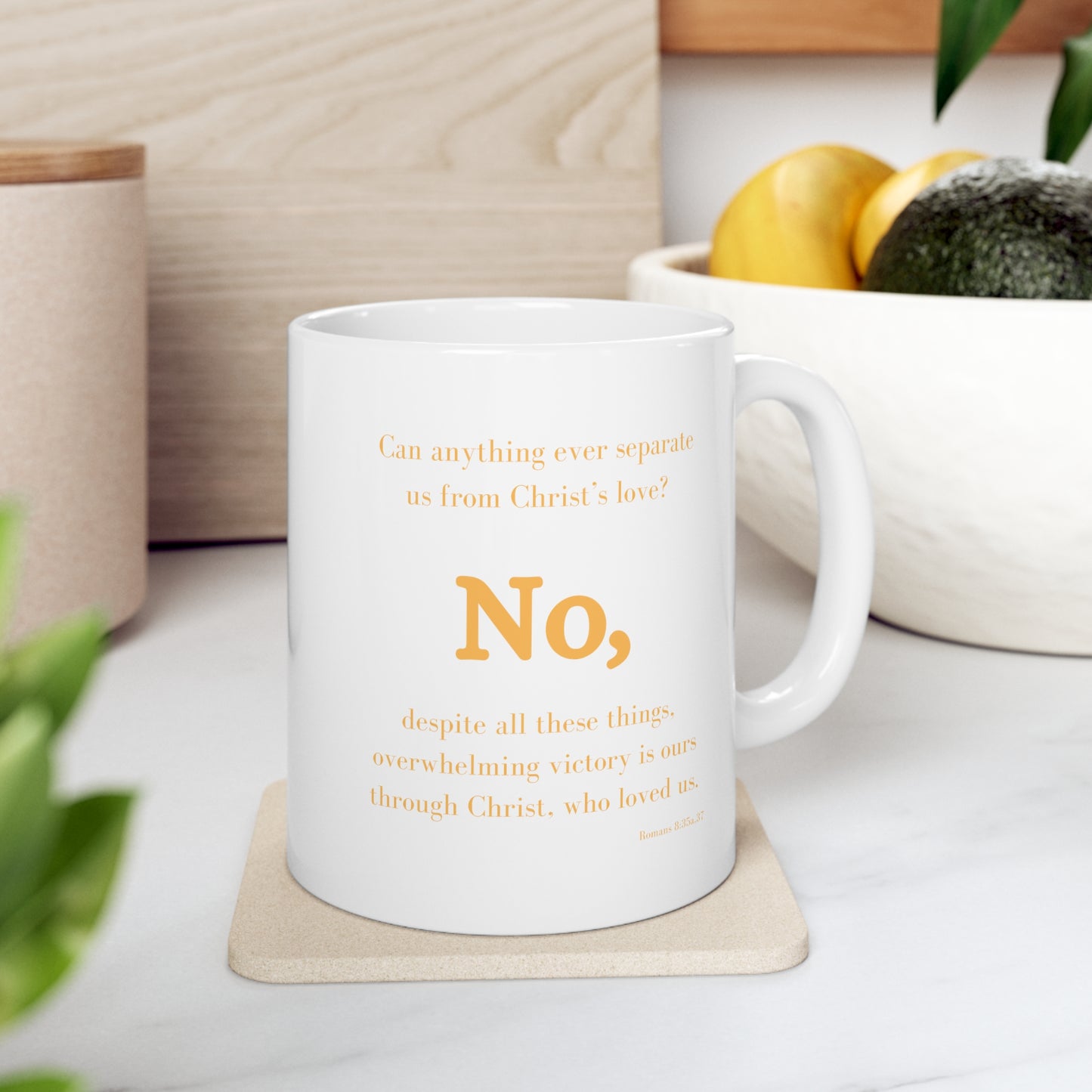 Can Anything Separate Us From Christ - Ceramic Mug US