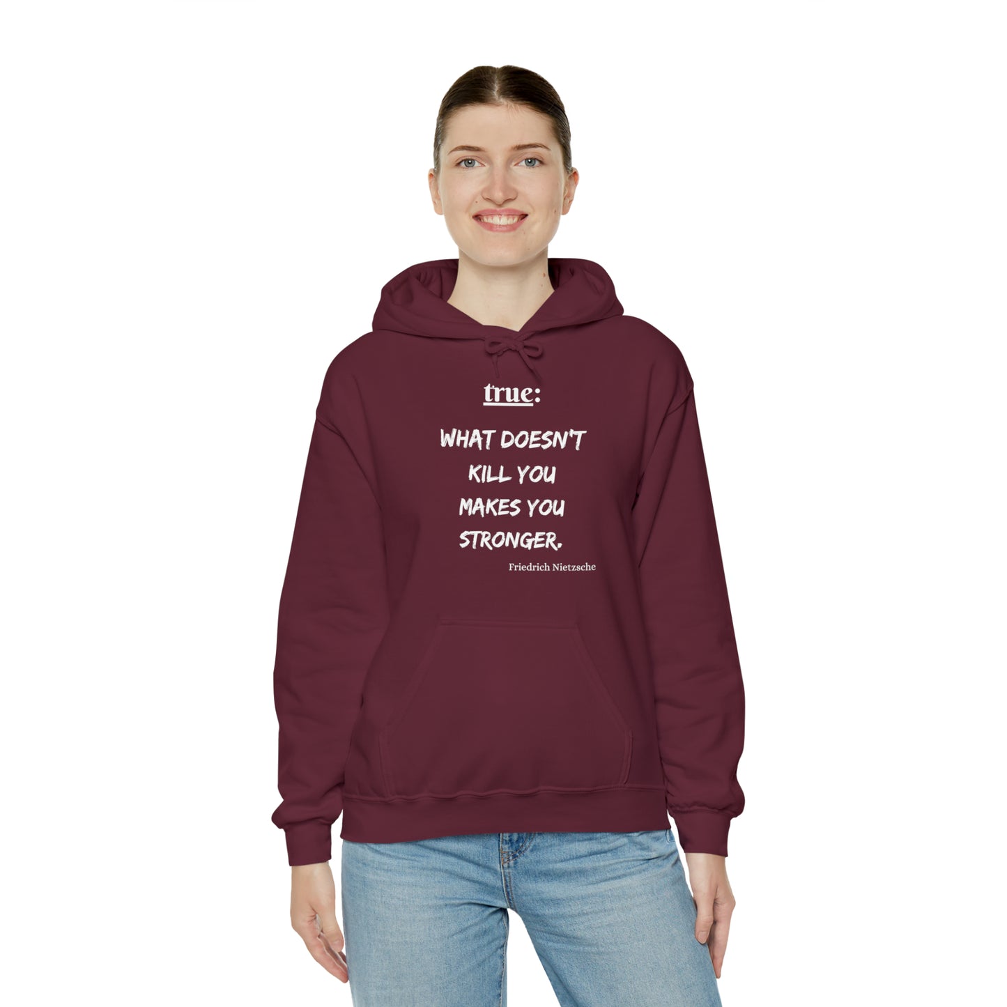 What Doesn't Kill You (religious) - Hooded Sweatshirt US