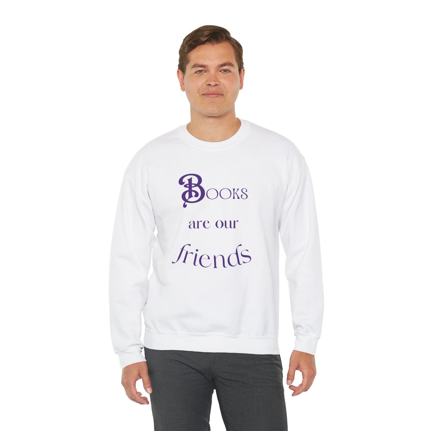 Books Are Our Friends #2 - Crewneck Sweatshirt US