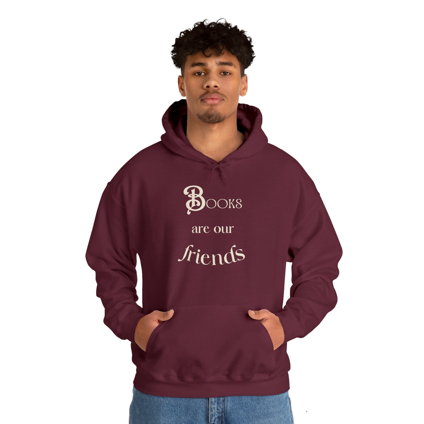 Books Are Our Friends #2 - Hooded Sweatshirt US