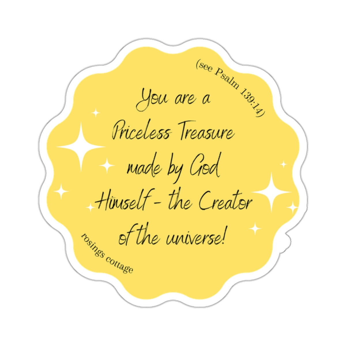 You Are A Priceless Treasure - Kiss-Cut Stickers US