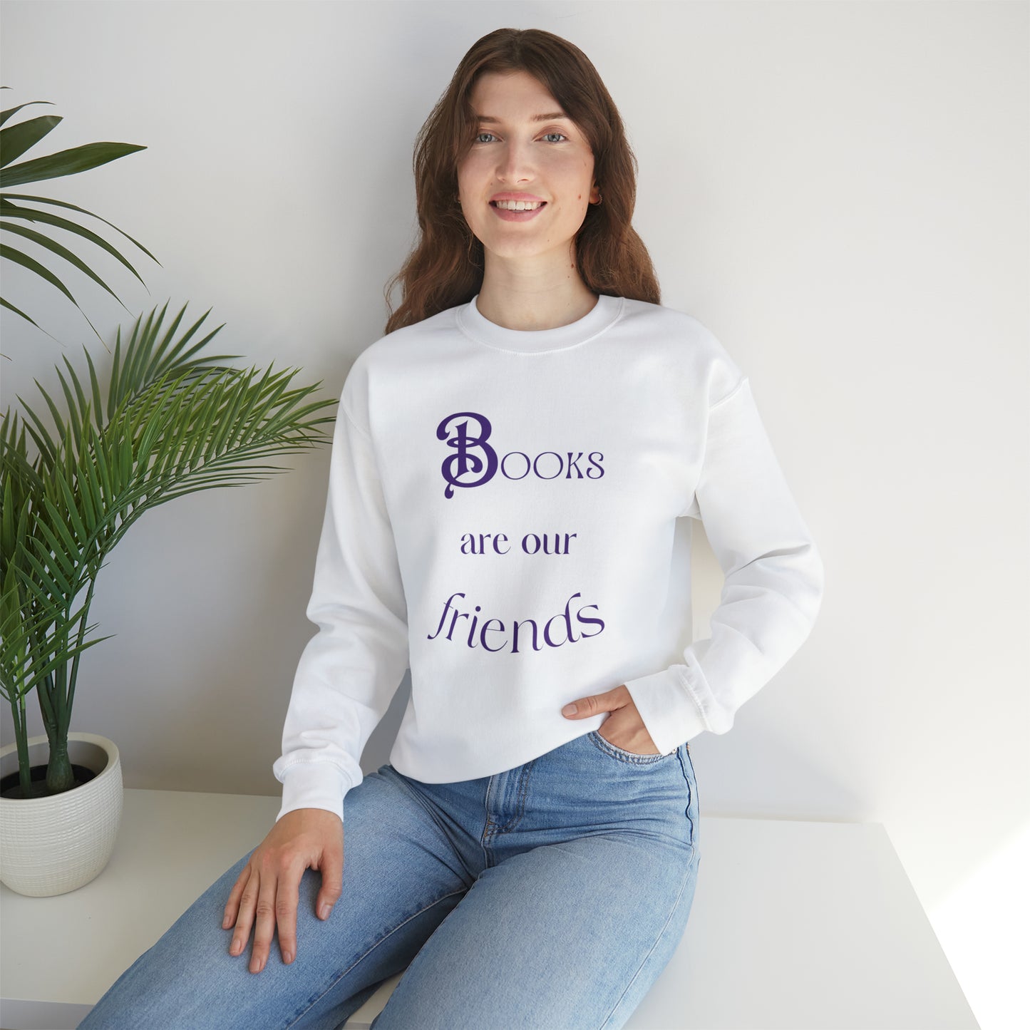 Books Are Our Friends #2 - Crewneck Sweatshirt US