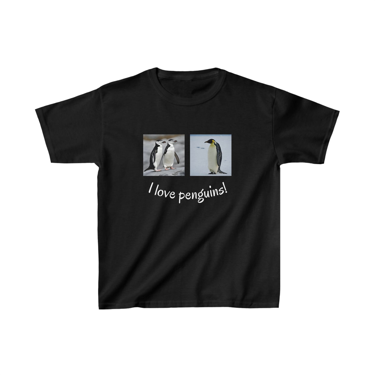 I Love Penguins! - Kids Heavy Cotton™ Tee