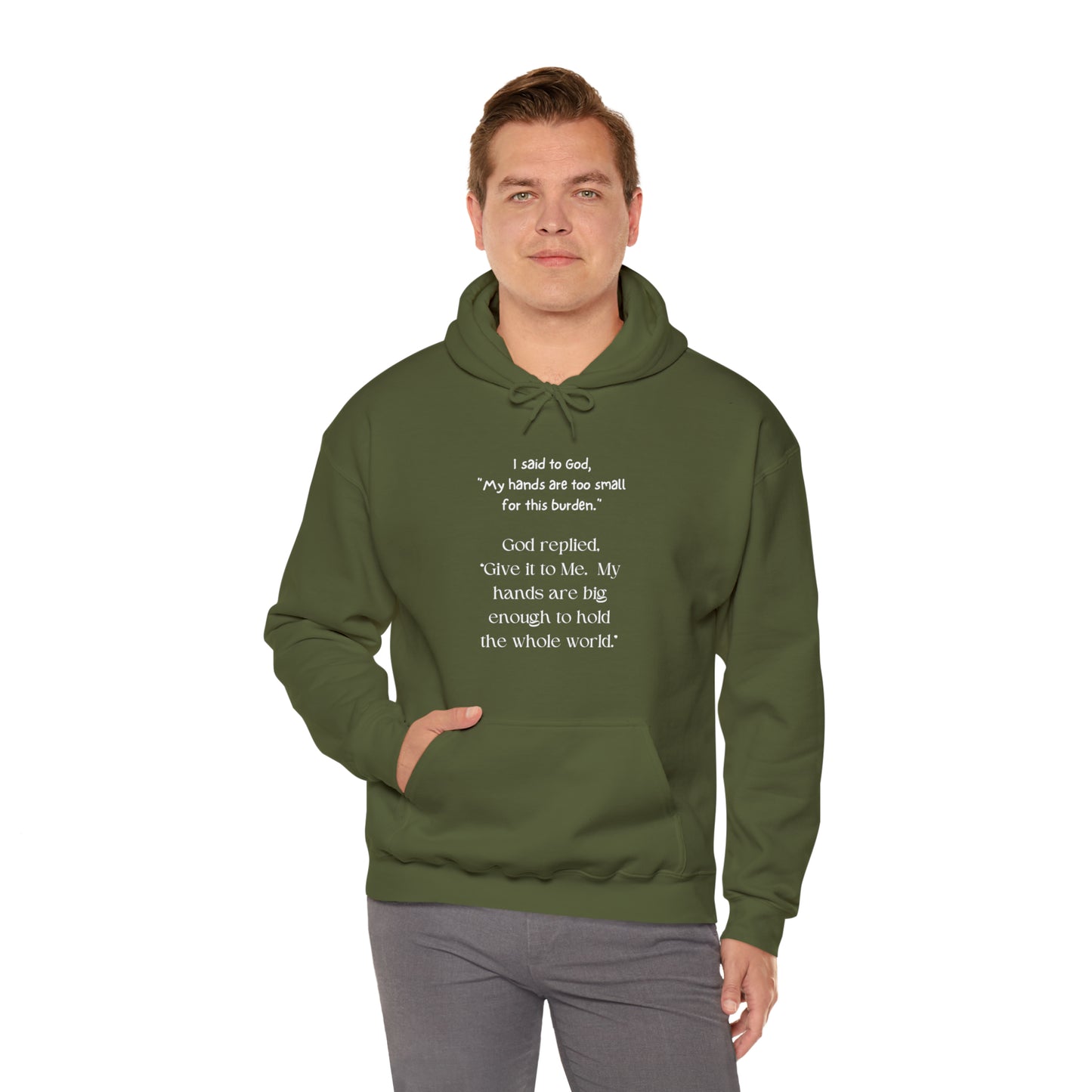 Give All Your Worries to God - Hooded Sweatshirt US