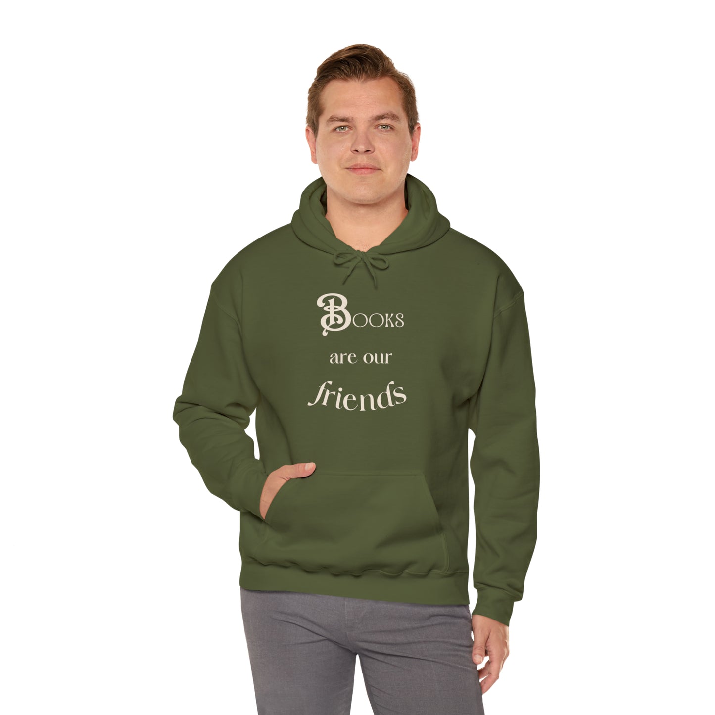 Books Are Our Friends #2 - Hooded Sweatshirt US