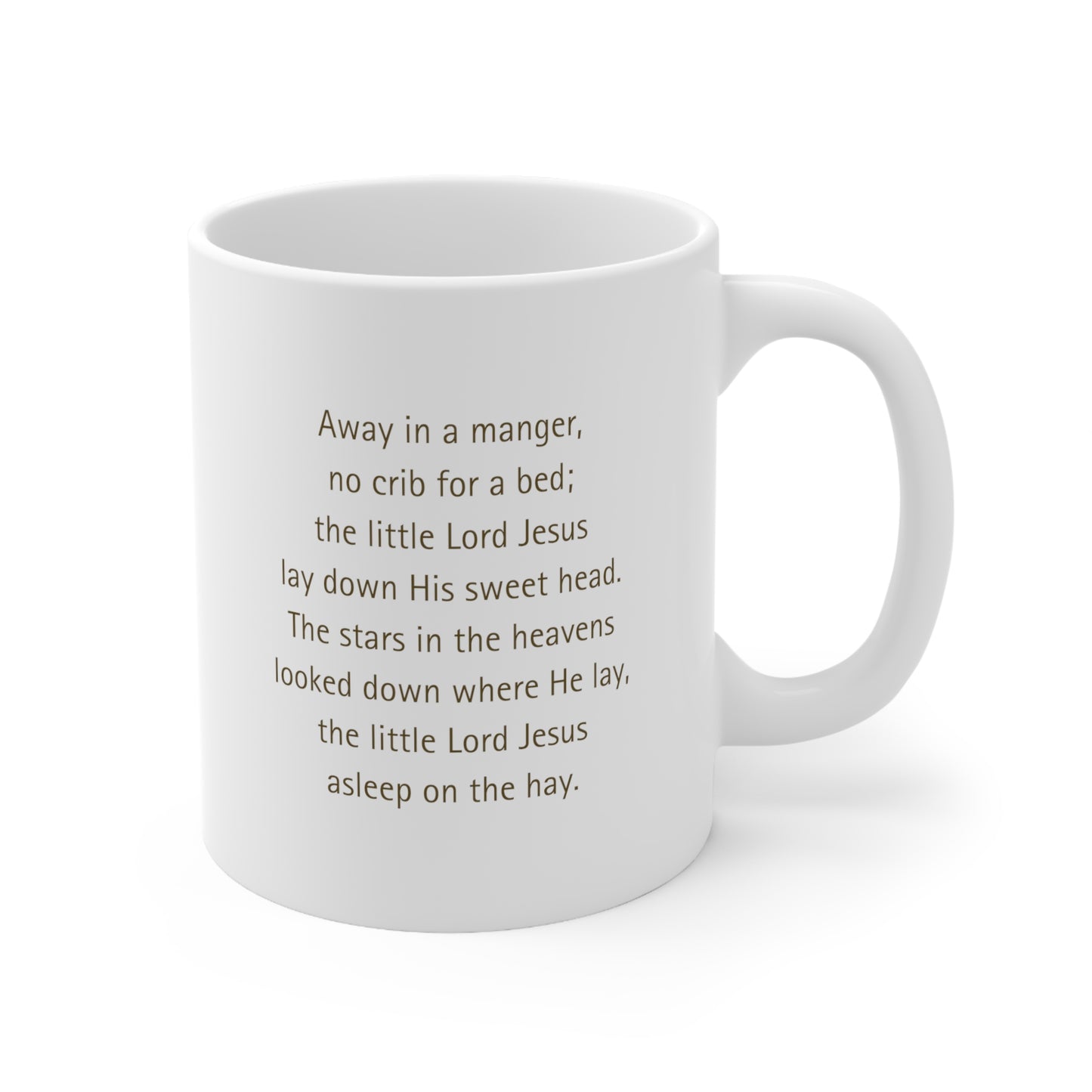 Away In A Manger/Magi - Christmas Ceramic Mug US