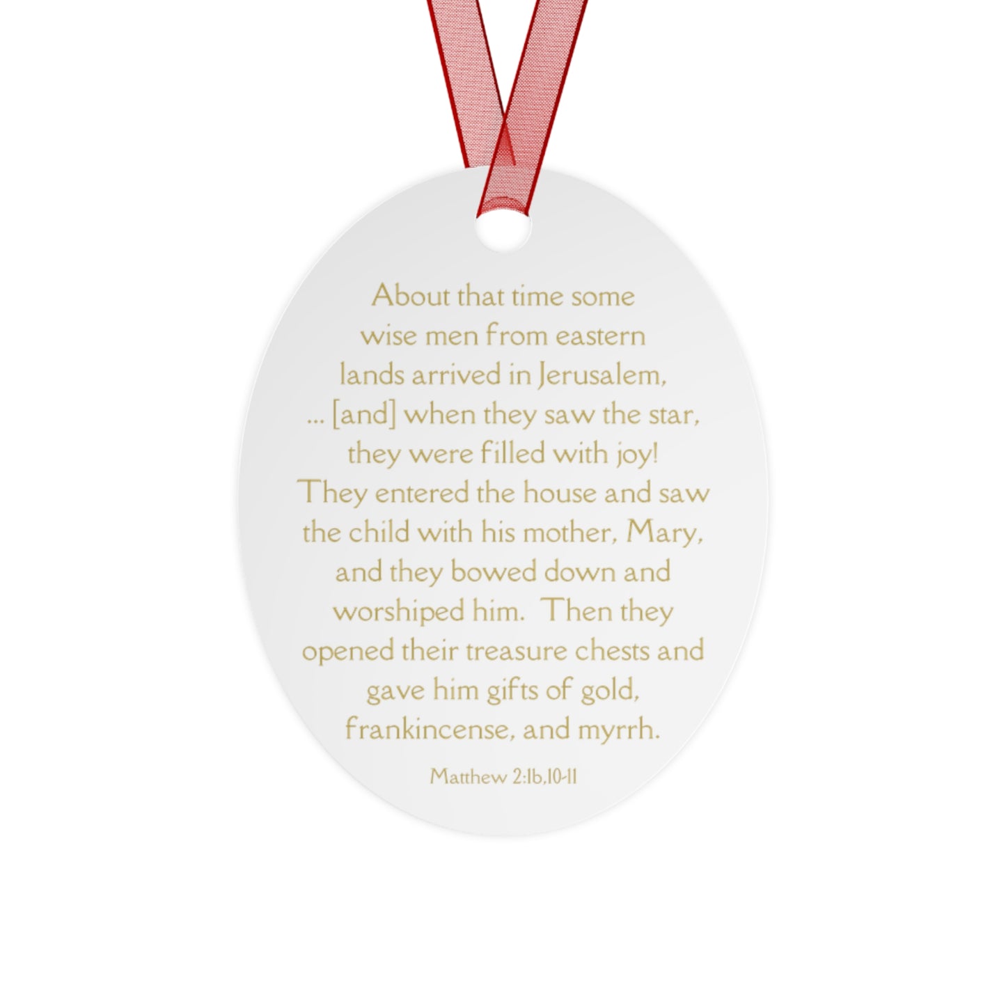 Away In A Manger/Magi - Christmas Ornament US