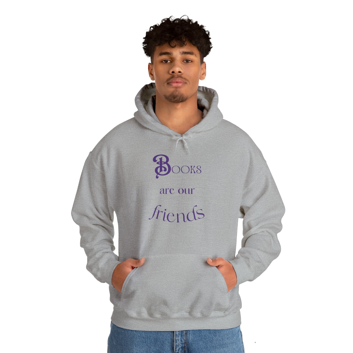 Books Are Our Friends #2 - Hooded Sweatshirt US