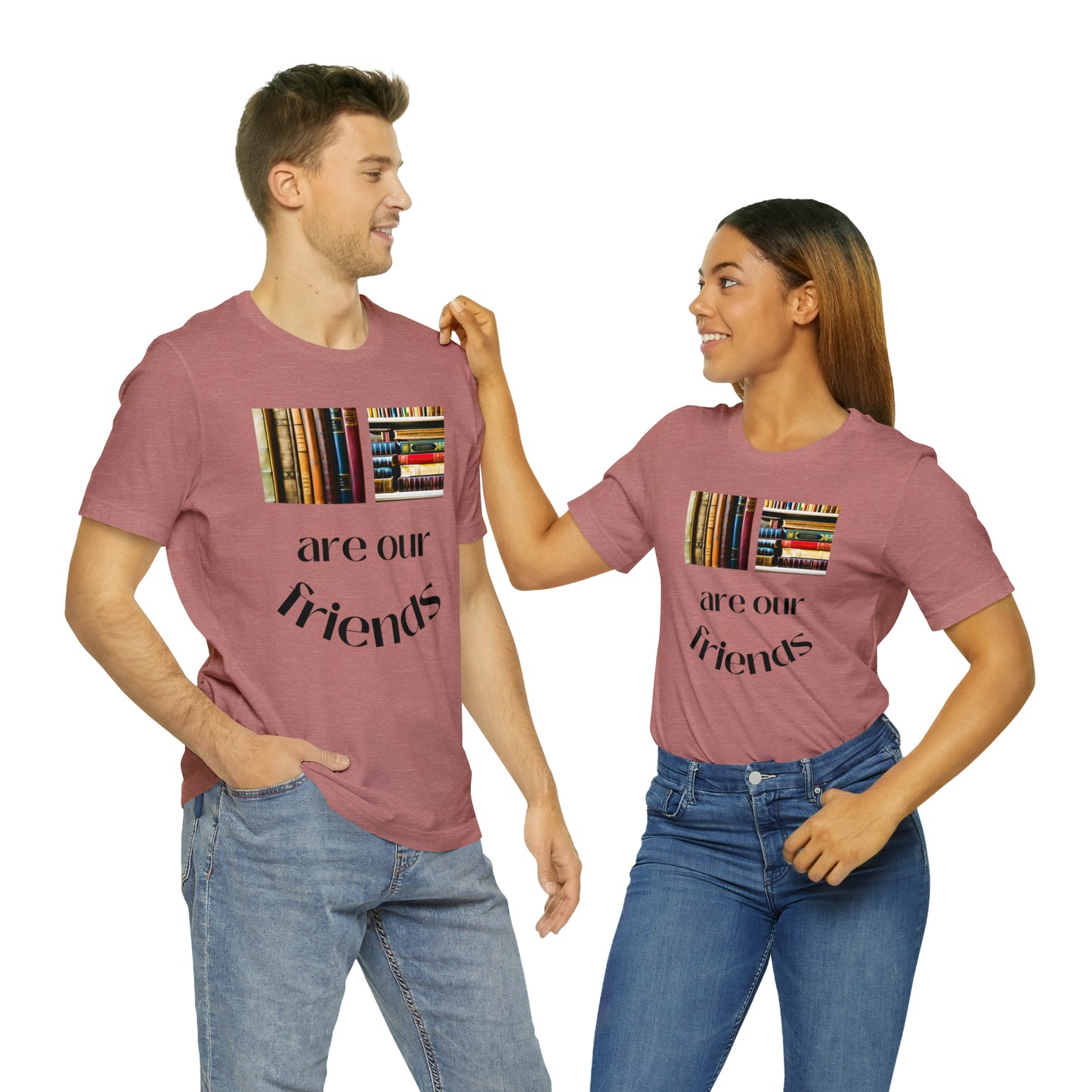 Books Are Our Friends #1 - Short Sleeve Tee US