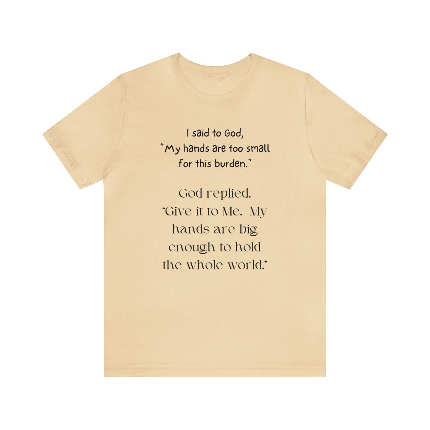 Give All Your Worries to God - Short Sleeve Tee US