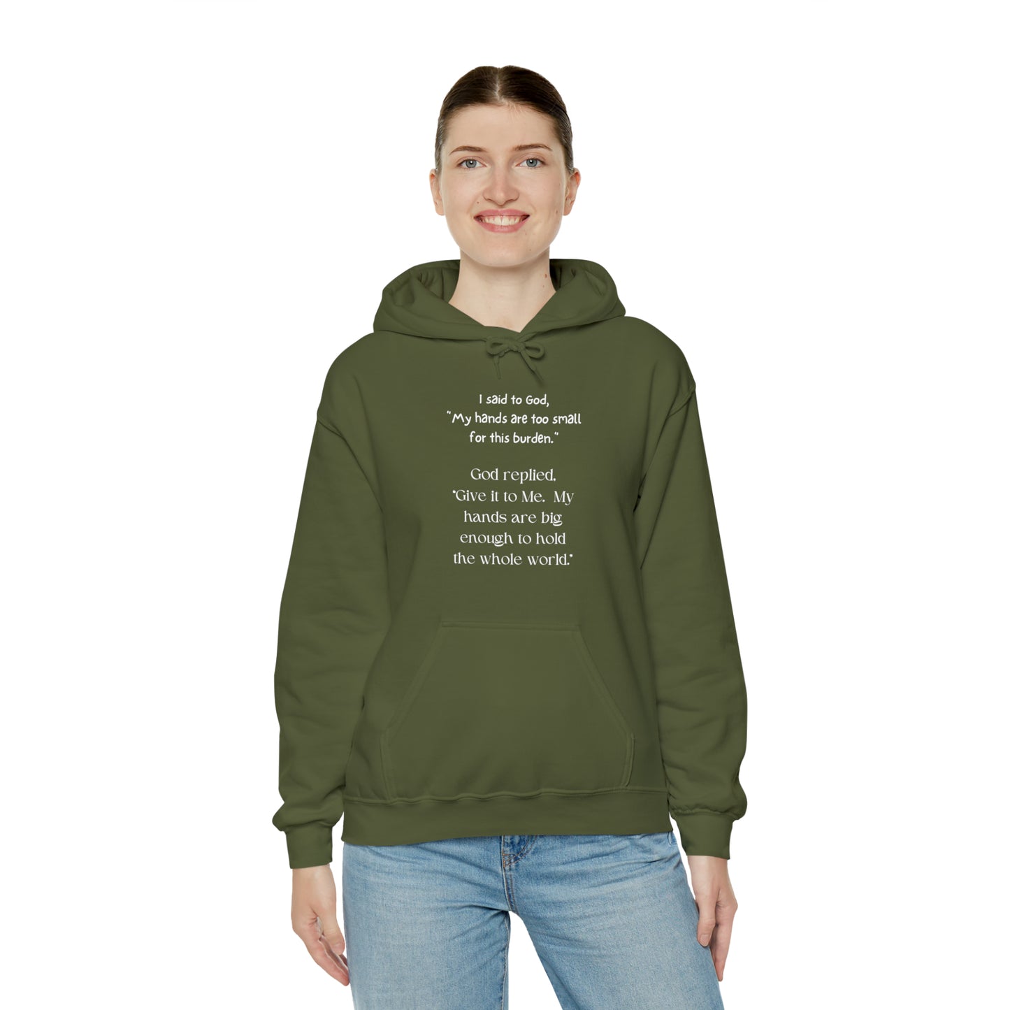 Give All Your Worries to God - Hooded Sweatshirt US