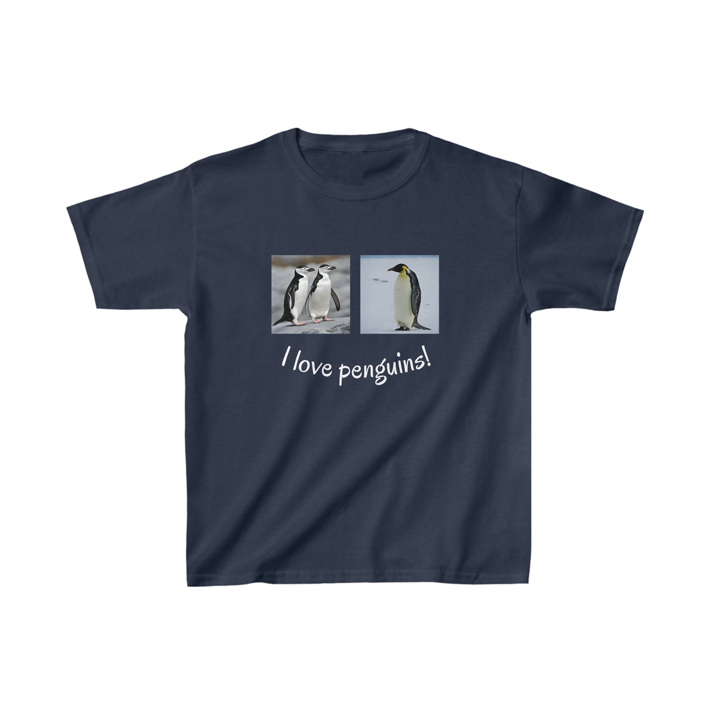 I Love Penguins! - Kids Heavy Cotton™ Tee