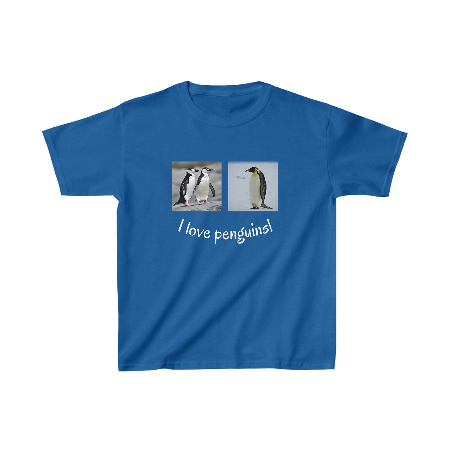 I Love Penguins! - Kids Heavy Cotton™ Tee