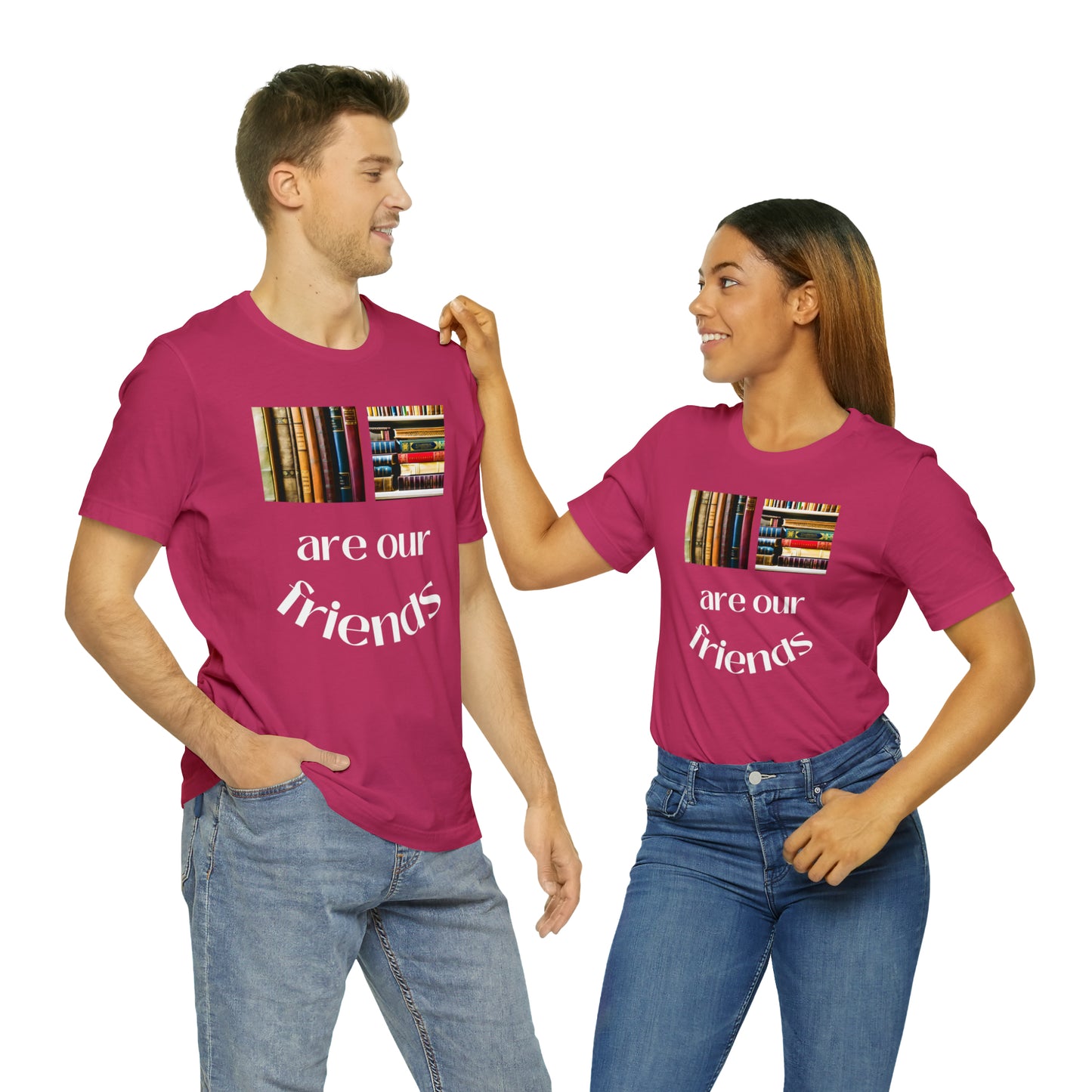 Books Are Our Friends #1 - Short Sleeve Tee US