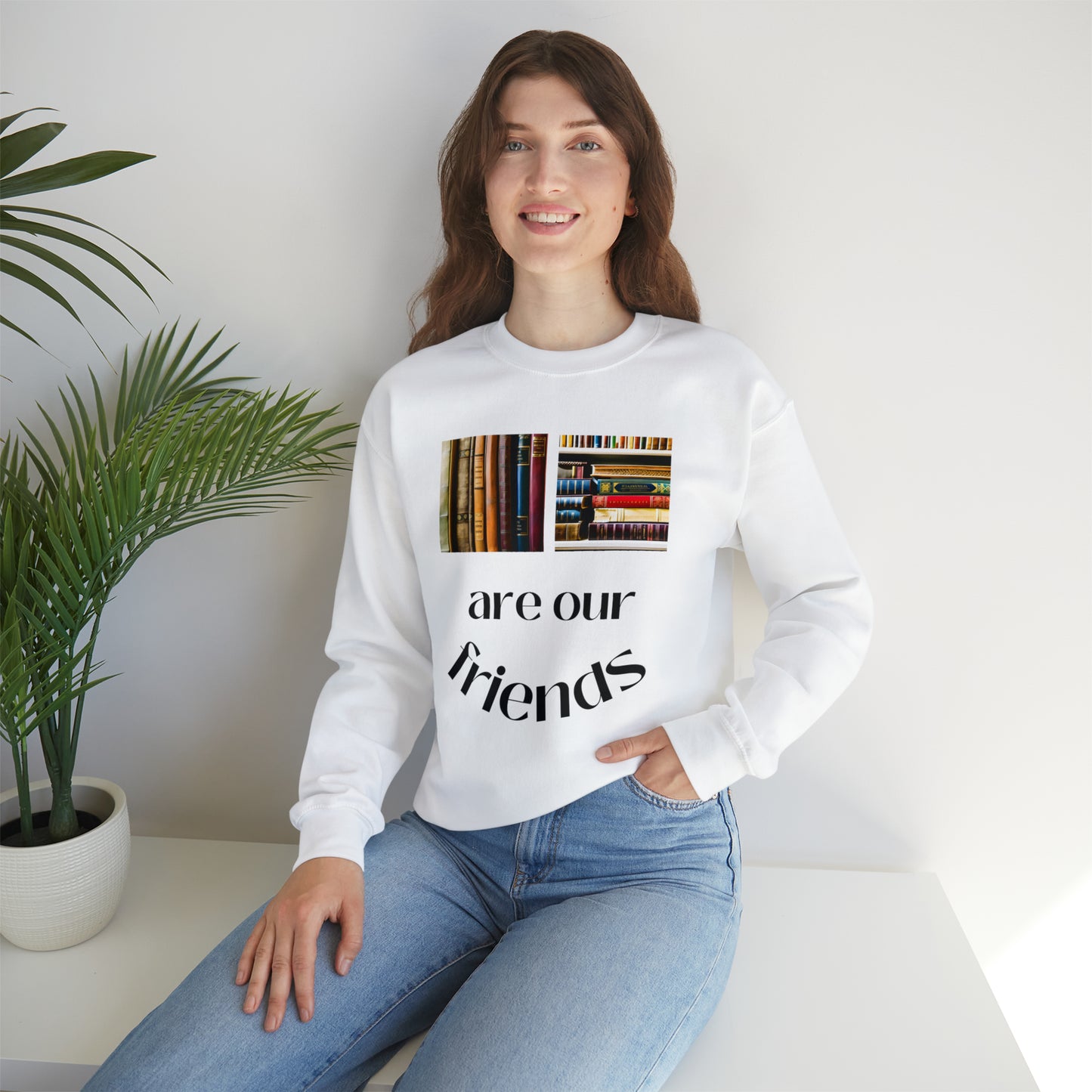 Books Are Our Friends #1 - Crewneck Sweatshirt US