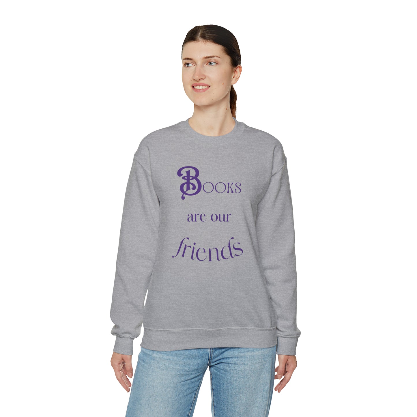 Books Are Our Friends #1 - Crewneck Sweatshirt US