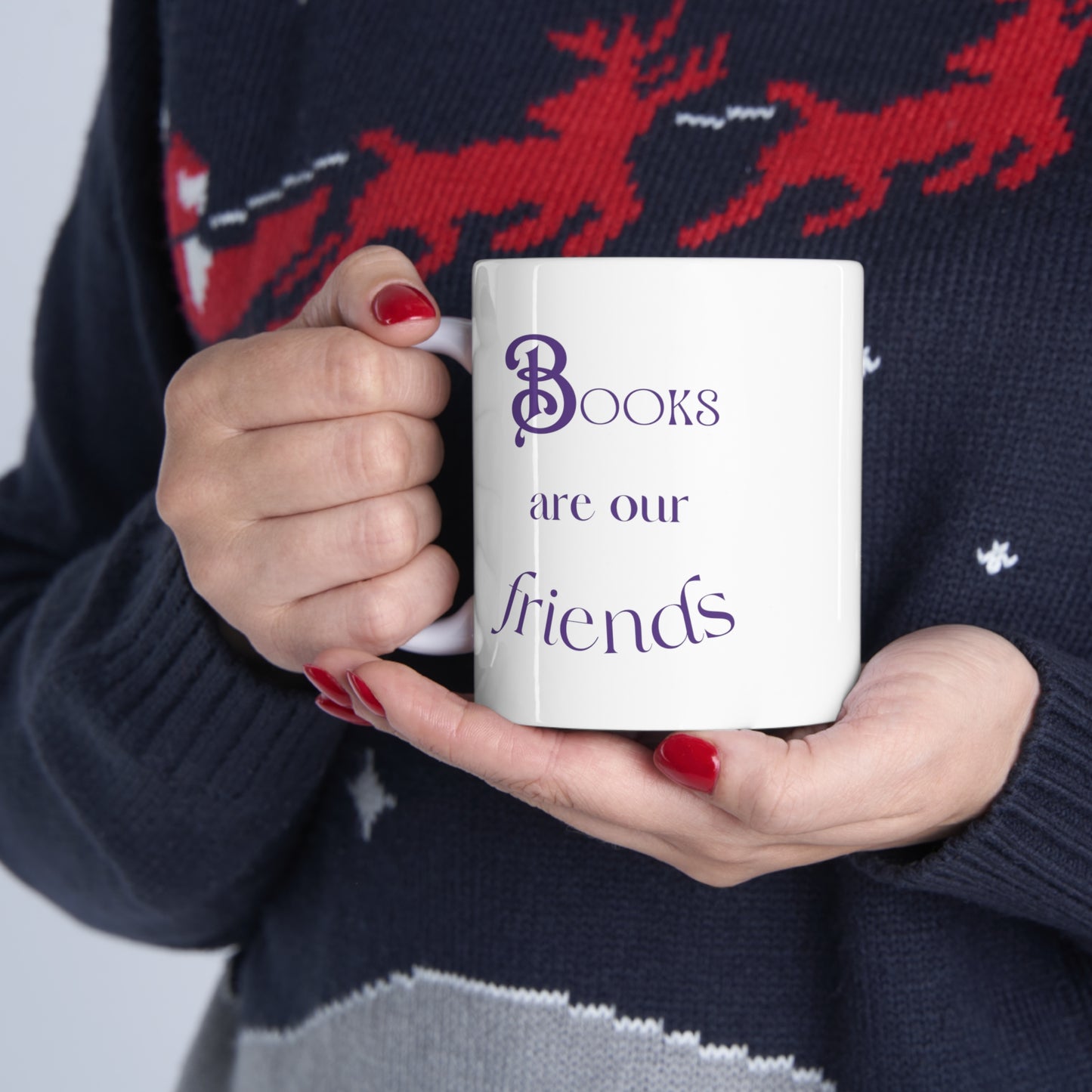 Books Are Our Friends #2 - Ceramic Mug US