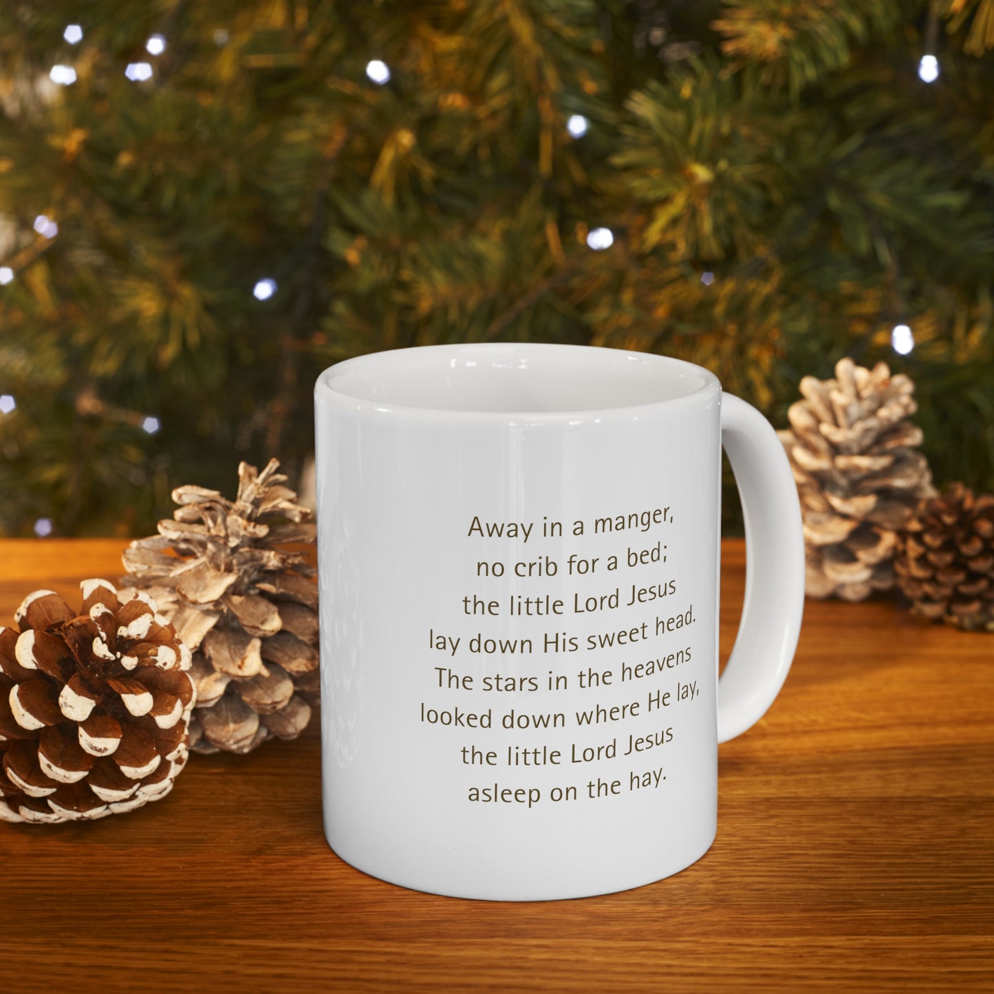 Away In A Manger/Magi - Christmas Ceramic Mug US