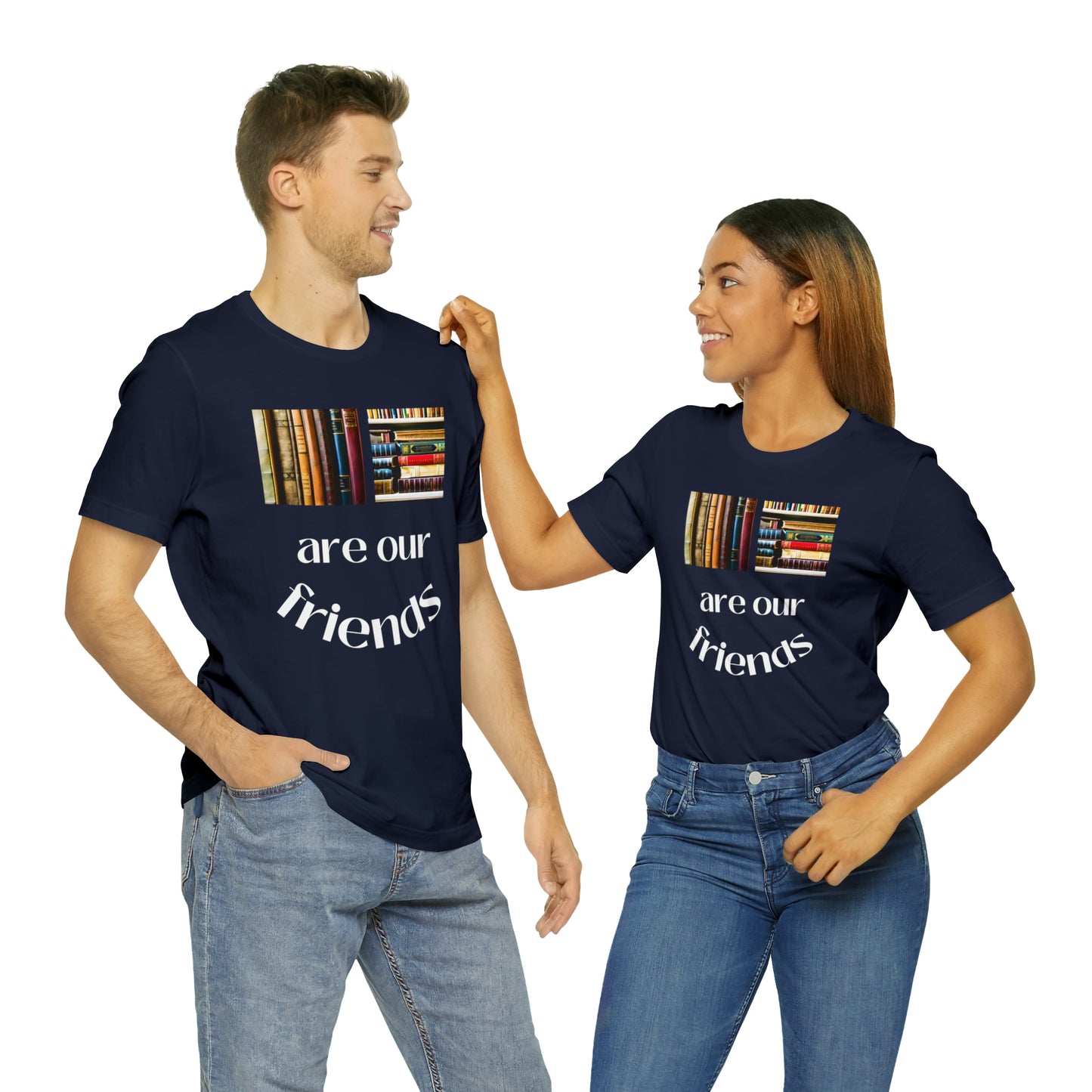 Books Are Our Friends #1 - Short Sleeve Tee US