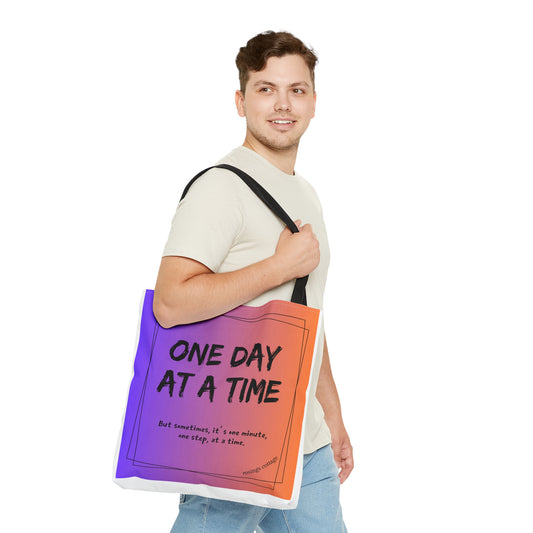 One Day At A Time (colors) - Tote Bag US