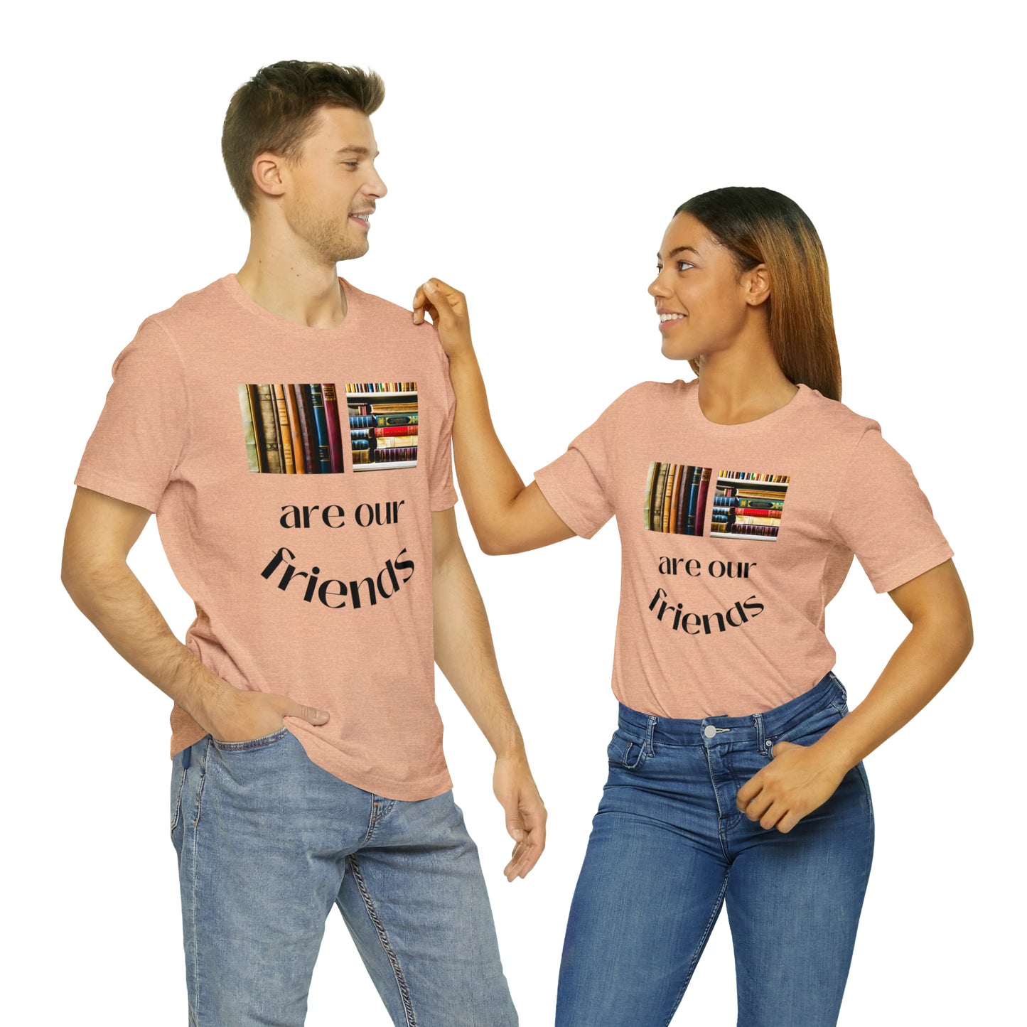 Books Are Our Friends #1 - Short Sleeve Tee US