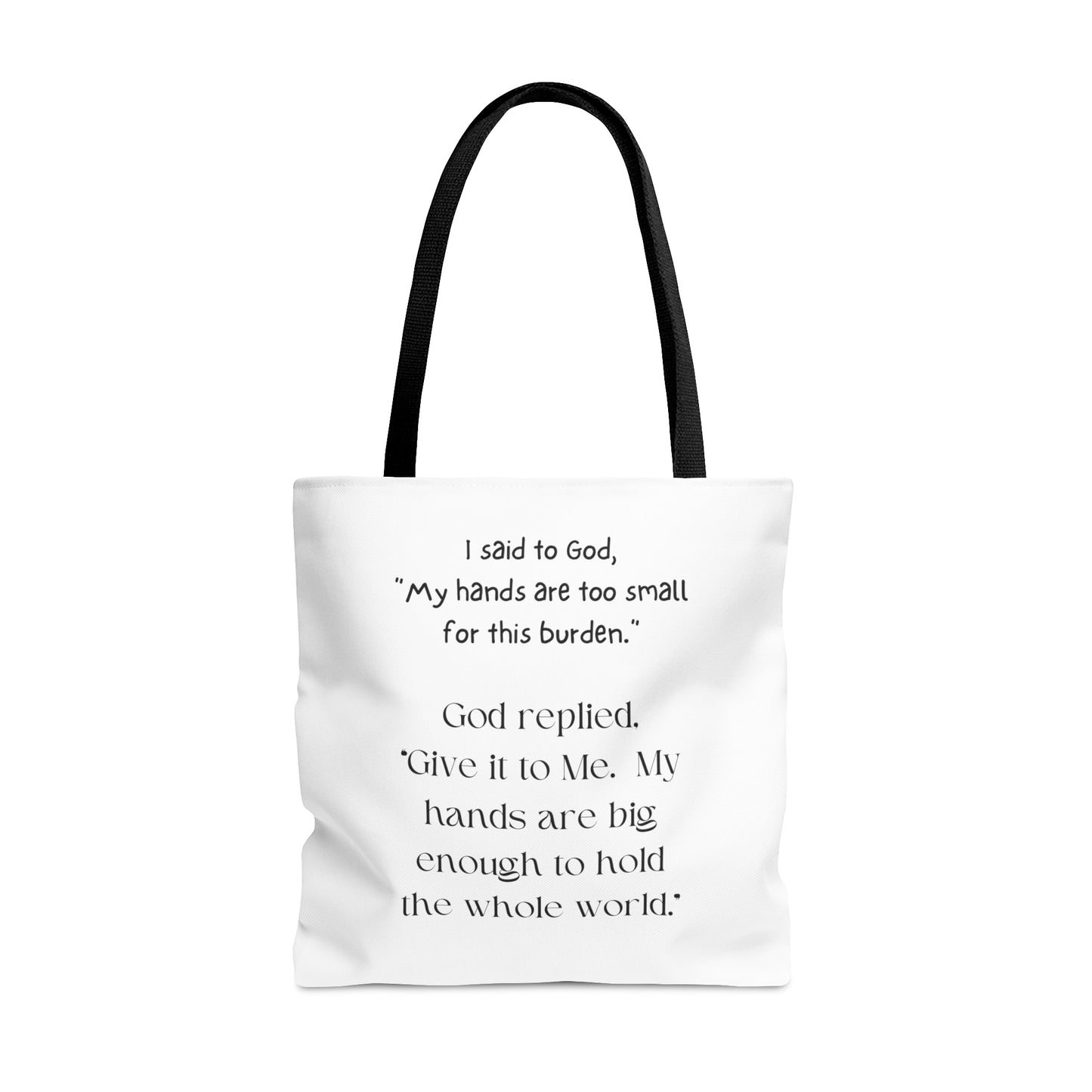 Give All Your Worries to God - Tote Bag US