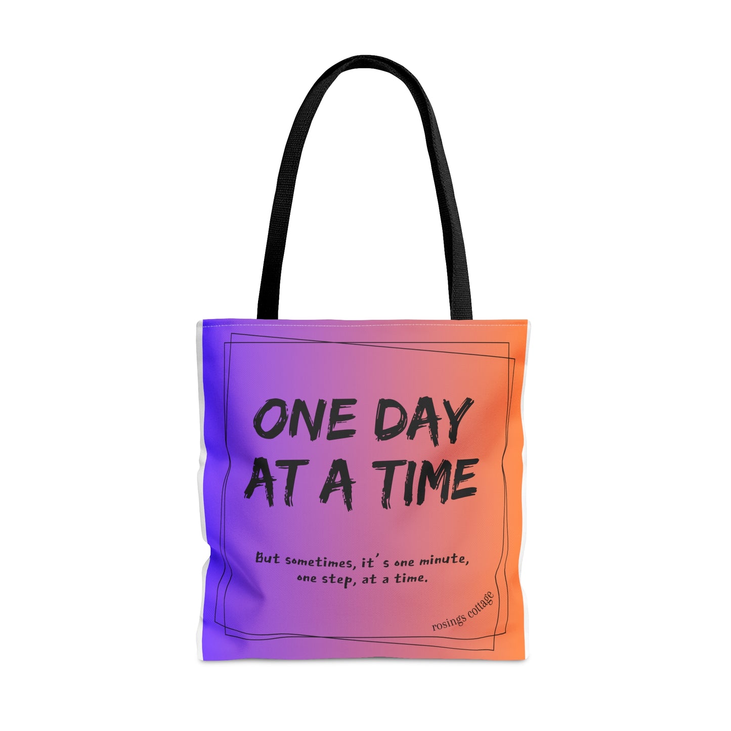 One Day At A Time (colors) - Tote Bag US