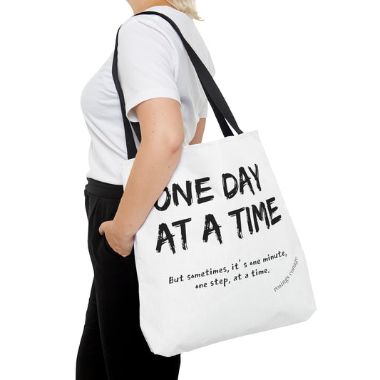 One Day At A Time (b/w) - Tote Bag US