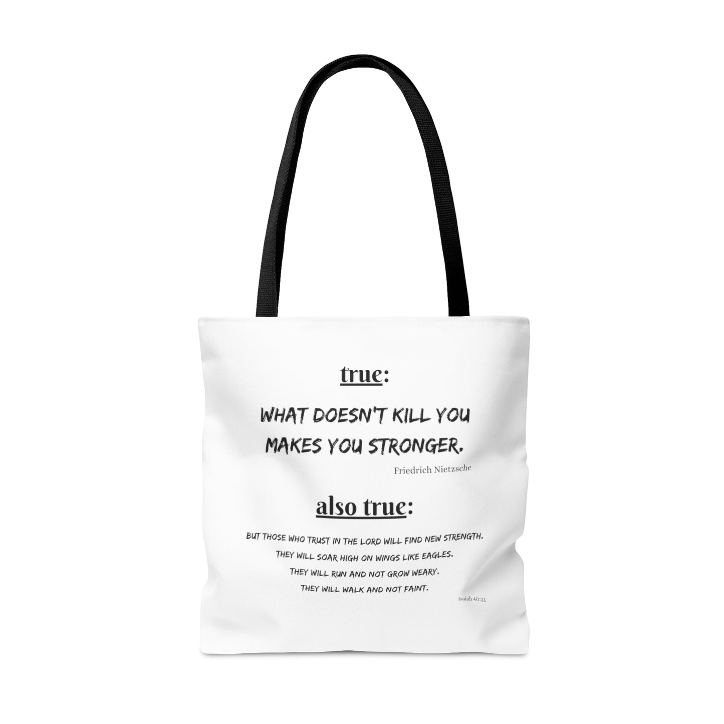 What Doesn't Kill You (religious) #2 - Tote Bag US