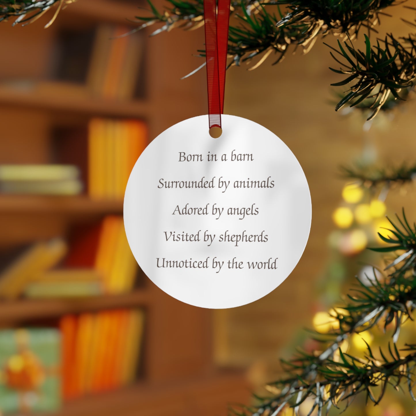 Immanuel (God With Us) - Christmas Ornament US