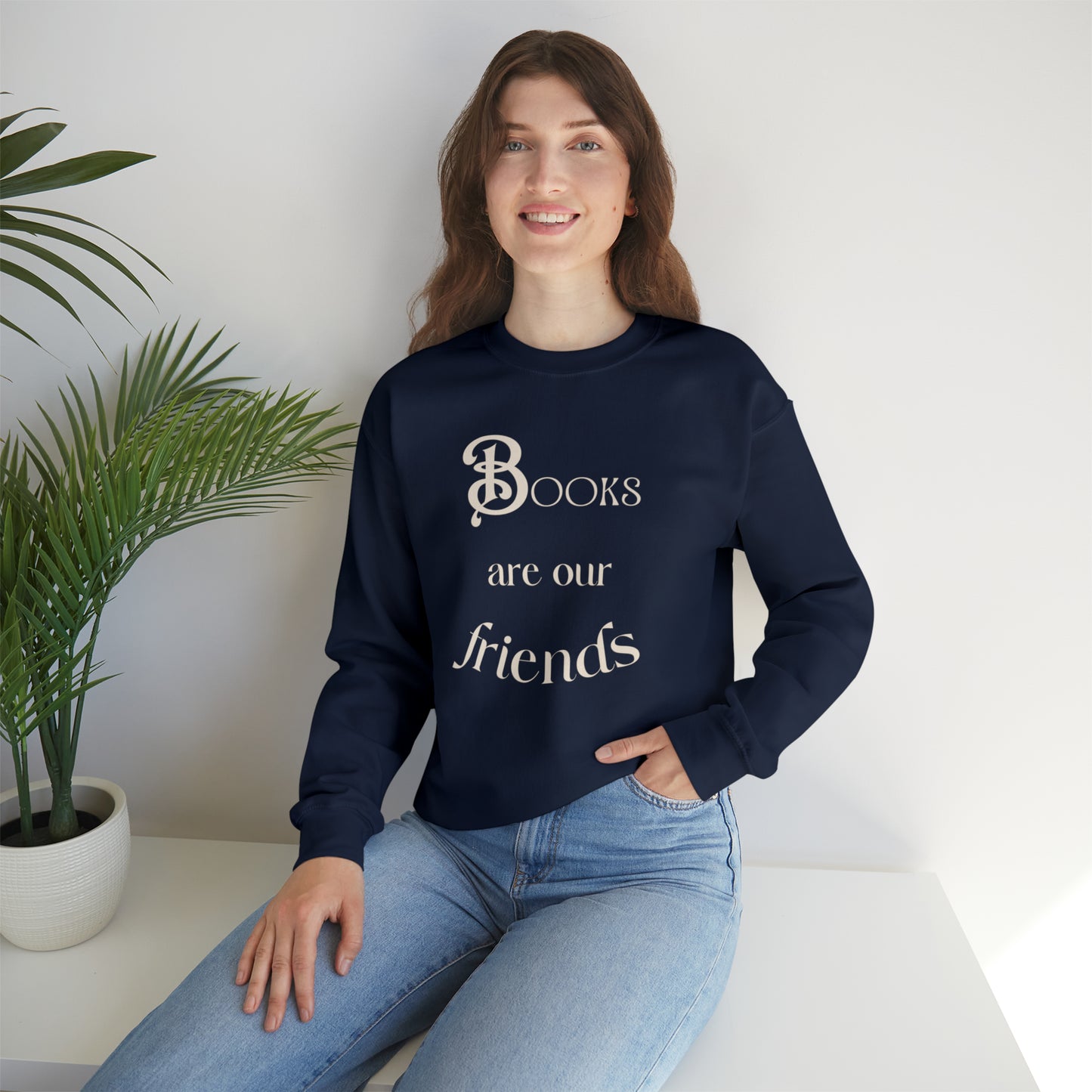 Books Are Our Friends #2 - Crewneck Sweatshirt US